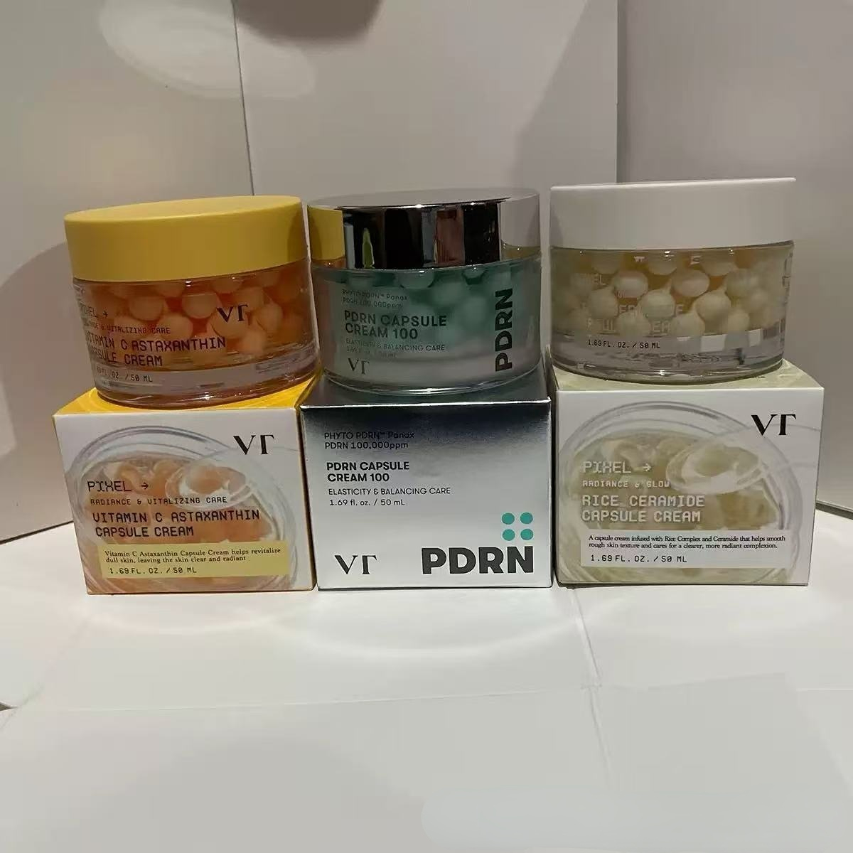 Vitamin C Serum - VT 100,000ppm PDRN Capsule Cream, Rice
