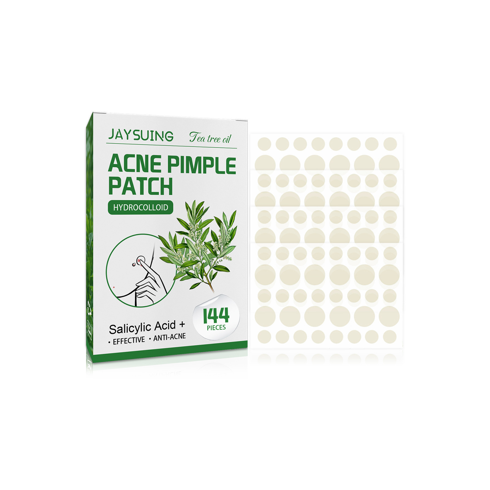 Face Oil - Hydrocolloid Acne Patches - Absorb Pus