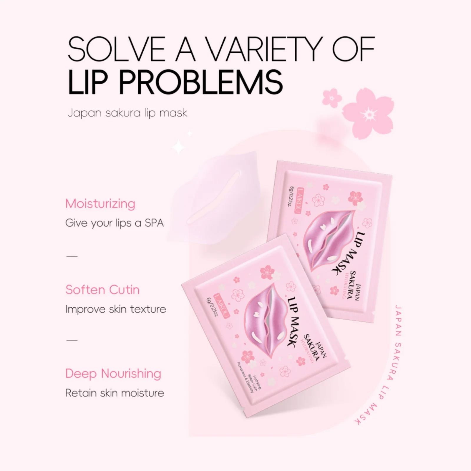 Japan Sakura Collagen Lip Mask - Night Cream review and price