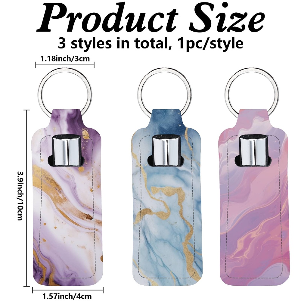 Chapstick Holder Keychain Marb - Lip Balm review and price