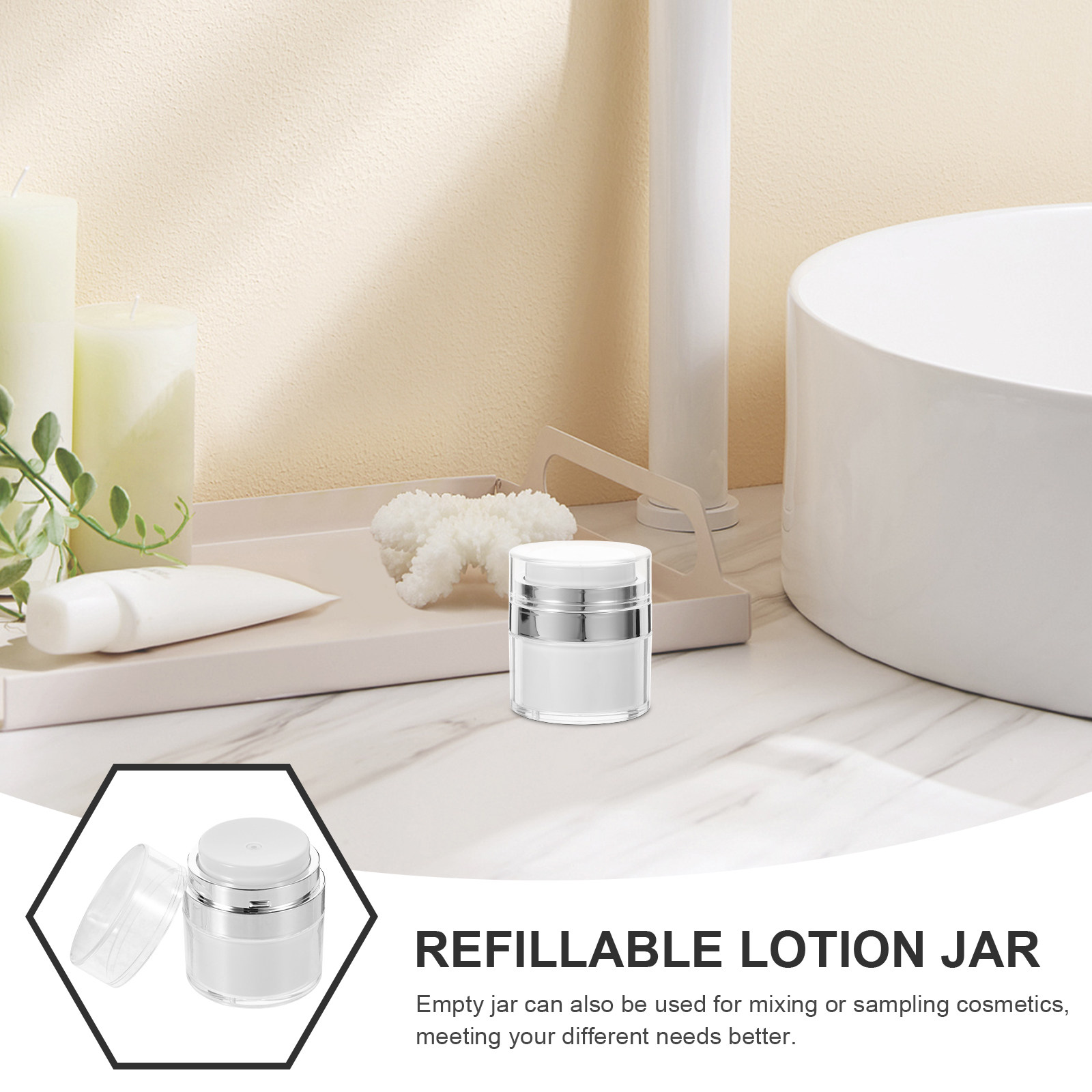 2Pcs 15Ml Empty Jar Small Crea - Body Lotion review and price