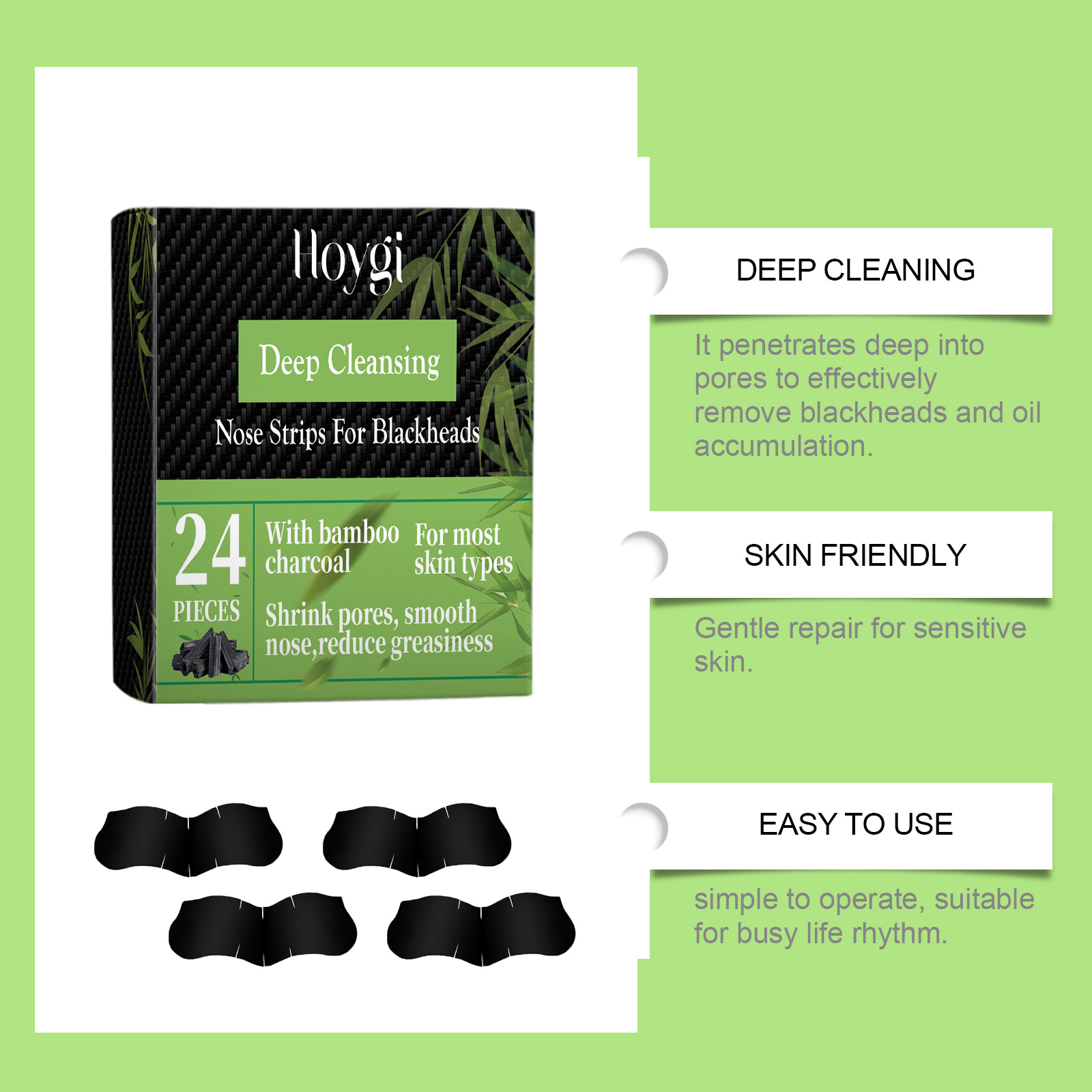 Bamboo Charcoal Nose Strips fo - Skincare China review and price