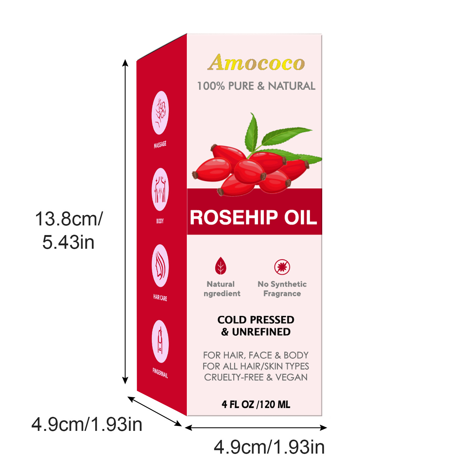 Amococo 2pcs Jojoba Oil and Ro - Face Oil Rosehip review and price