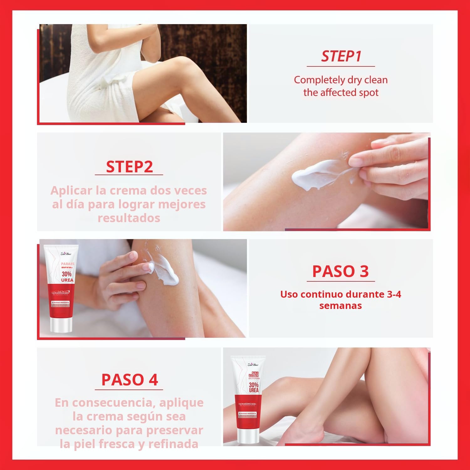 ZaiDoc 2/4 Pcs Urea Foot Cream - Urea Foot Cream review and price