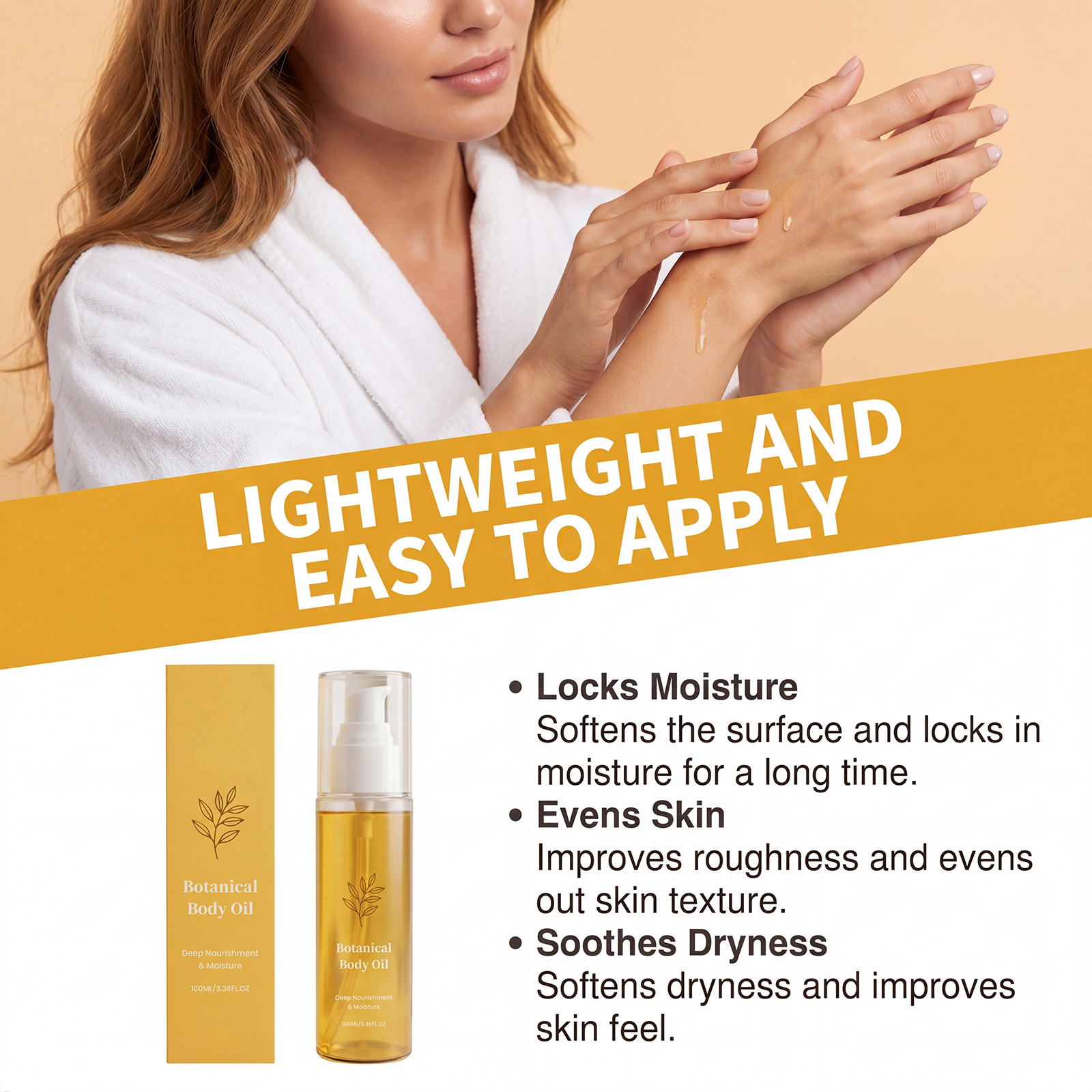 Moisturizing Body Oil Long Las - Skincare Glowing review and price